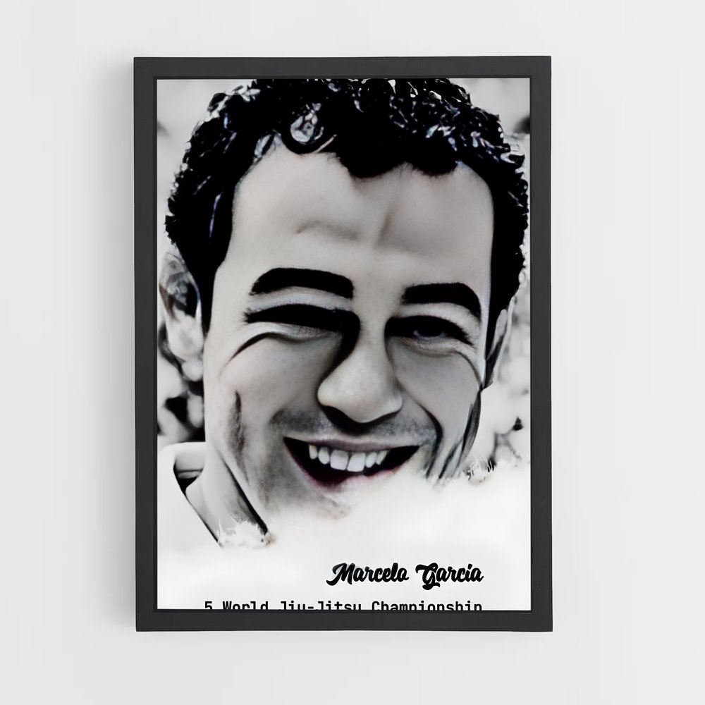 Poster Sourire de Marcelo – affiche Jiu-jitsu brésilien (vue 2)